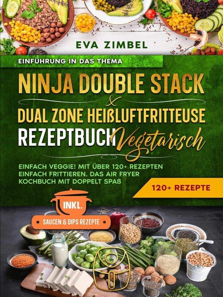 Ninja Double Stack & Dual Zone Heißluftfritteuse Rezeptbuch Vegetarisch main product photo