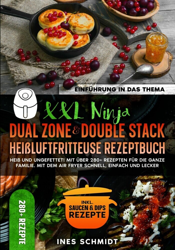 XXL Ninja Dual Zone & Double Stack Heißluftfritteuse Rezeptbuch main product photo