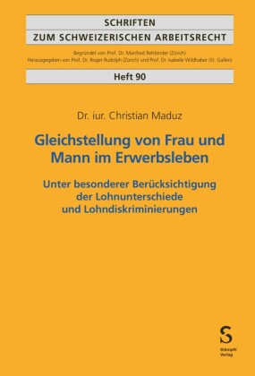 Gleichstellung von Frau und Mann im Erwerbsleben