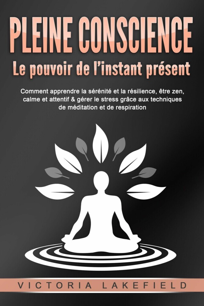 PLEINE CONSCIENCE - Le pouvoir de l'instant présent: Comment apprendre la sérénité et la résilience, être zen, calme et attentif & gérer le stress grâce aux techniques de méditation et de respiration main product photo