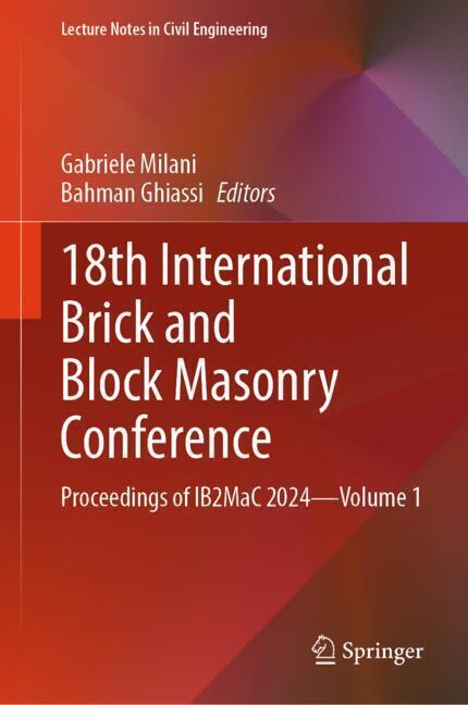 18th International Brick and Block Masonry Conference main product photo