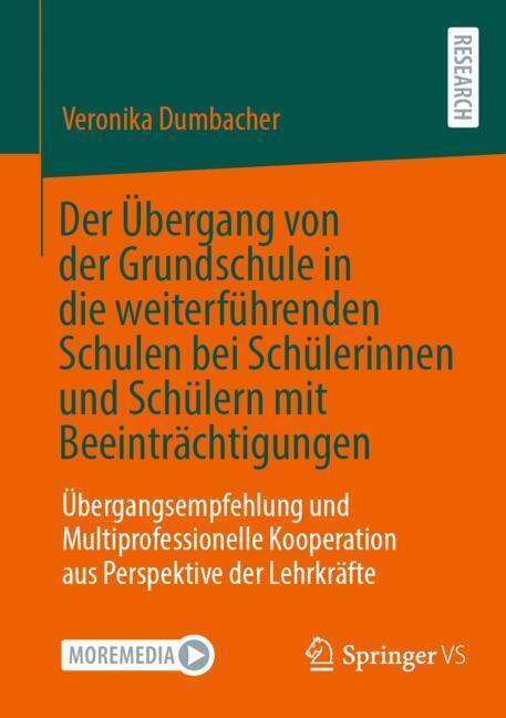 Der Übergang von der Grundschule in die weiterführenden Schulen bei Schülerinnen und Schülern mit Beeinträchtigungen main product photo