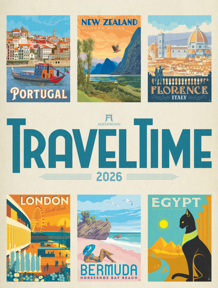 Travel Time Plakate-Kalender 2026 main product photo