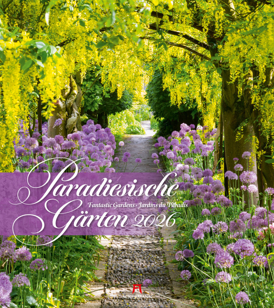 Paradiesische Gärten Kalender 2026 main product photo