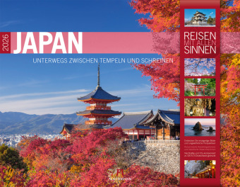 Japan Kalender 2026 | Unterwegs zwischen Tempeln und Schreinen