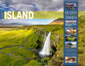 Island Kalender 2026 | Unterwegs zwischen Gletschern und Geysiren