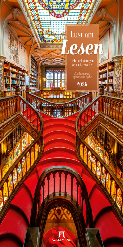 Lust am Lesen Literatur-Kalender 2026 main product photo