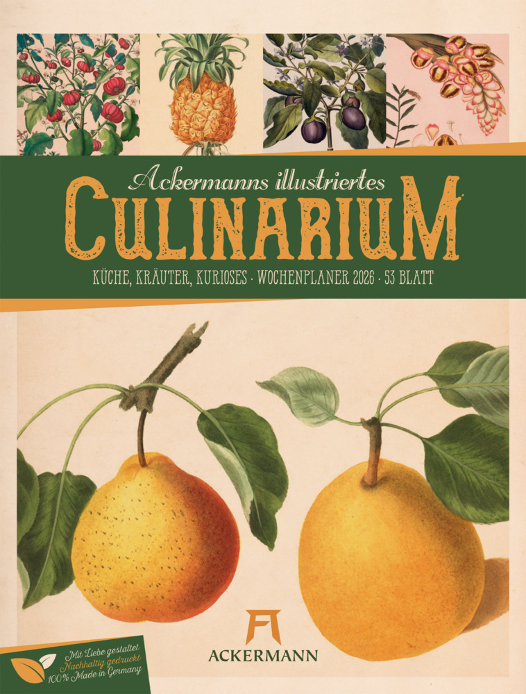 Culinarium Wochenplaner Kalender 2026 | Küche, Kräuter, Kurioses main product photo