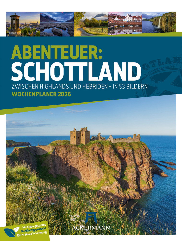 Schottland Wochenplaner Kalender 2026 | Zwischen Highlands und Hebriden main product photo