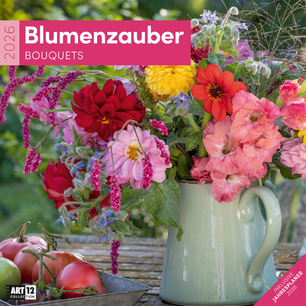 Blumenzauber Broschürenkalender 2026 - 30x30 - Art12 main product photo