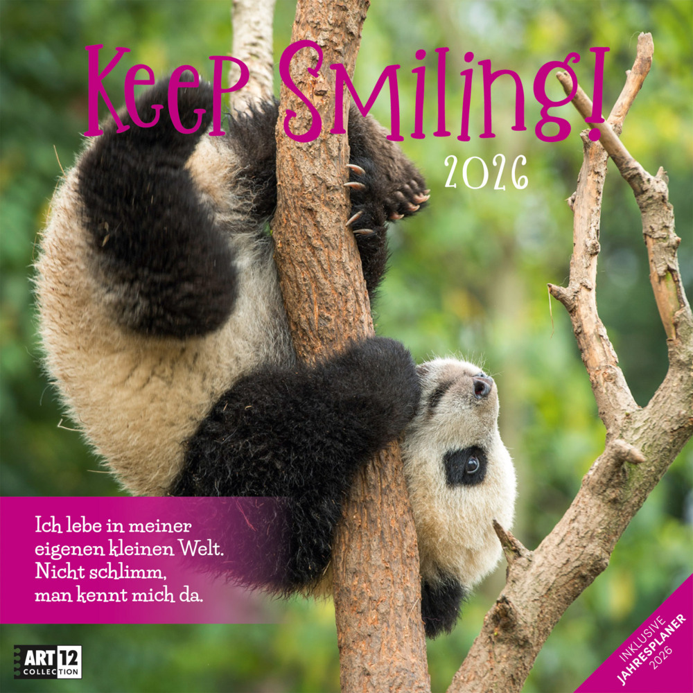 Keep Smiling Broschürenkalender 2026 - 30x30 - Art12 main product photo