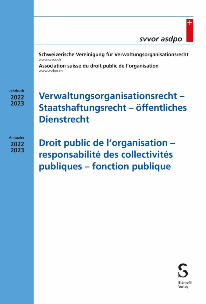 Verwaltungsorganisationsrecht - Staatshaftungsrecht - öffentliches Dienstrecht Droit public de l'organisation - responsabilité des collectivités publiques - fonction publique main product photo