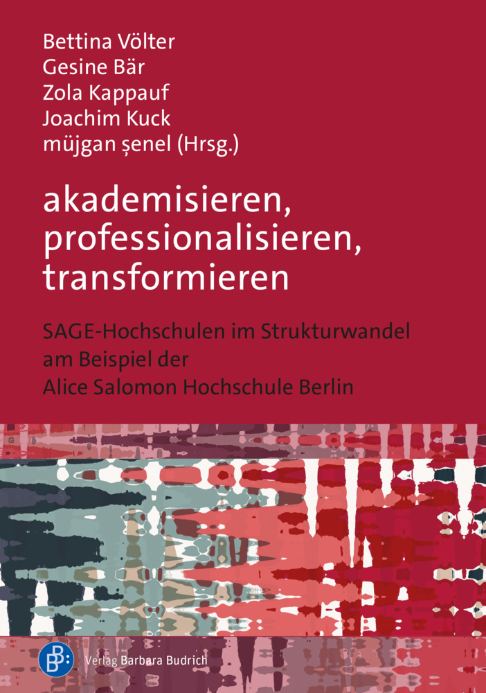 akademisieren, professionalisieren, transformieren main product photo