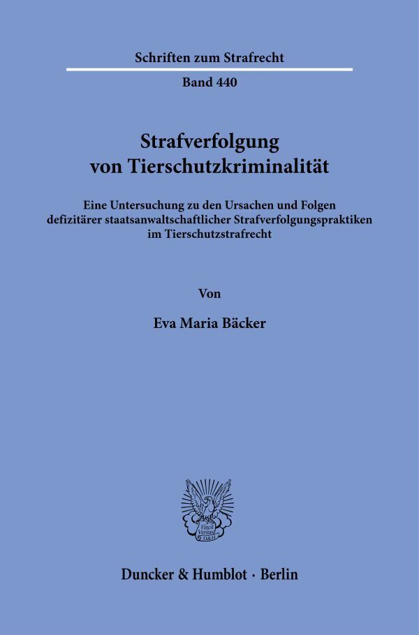 Strafverfolgung von Tierschutzkriminalität main product photo