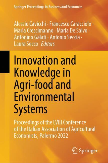 Innovation and Knowledge in Agri-food and Environmental Systems main product photo