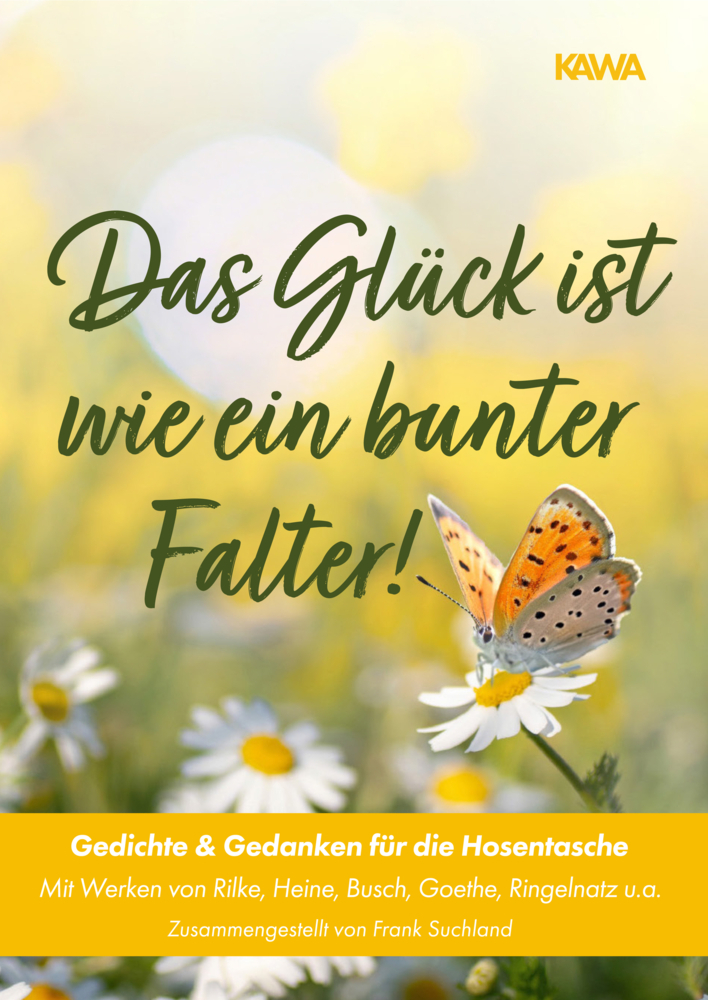 Das Glück ist wie ein bunter Falter! main product photo