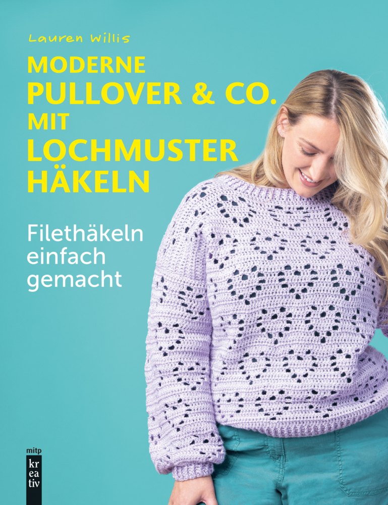 Moderne Pullover & Co. mit Lochmuster häkeln main product photo