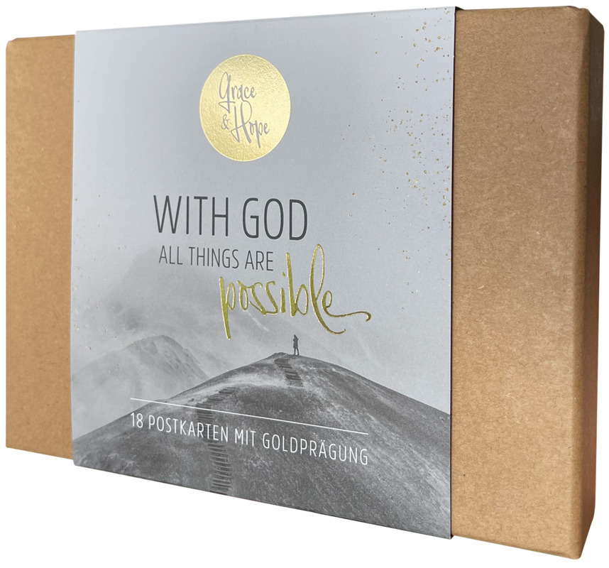 With God all things are possible - Postkartenset main product photo