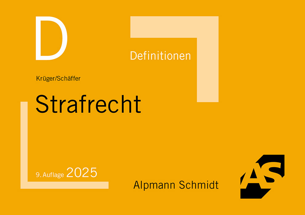 Definitionen Strafrecht main product photo