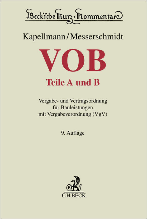 VOB Teile A und B main product photo