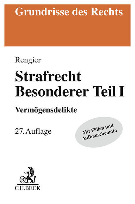 Strafrecht Besonderer Teil I main product photo