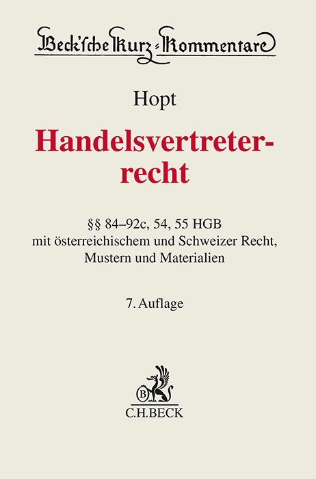 Handelsvertreterrecht main product photo