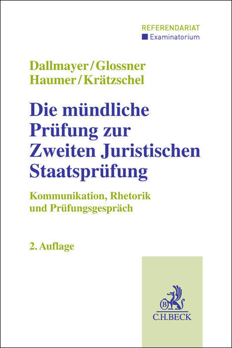 Die mündliche Prüfung zur Zweiten Juristischen Staatsprüfung main product photo