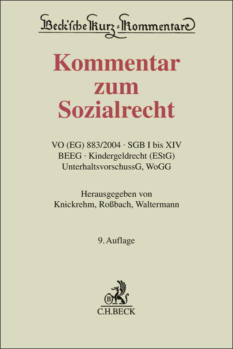 Kommentar zum Sozialrecht main product photo