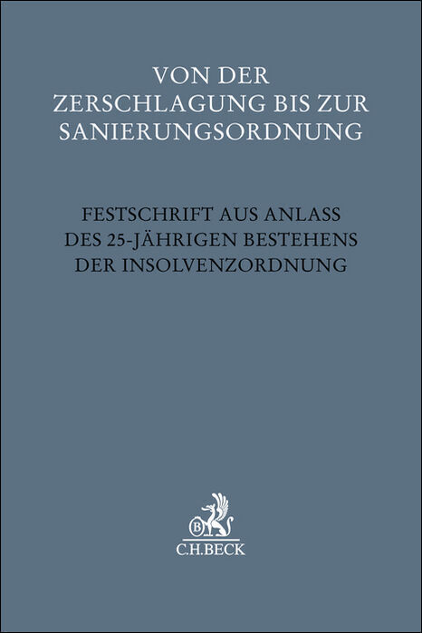 Von der Zerschlagung bis zur Sanierungsordnung main product photo