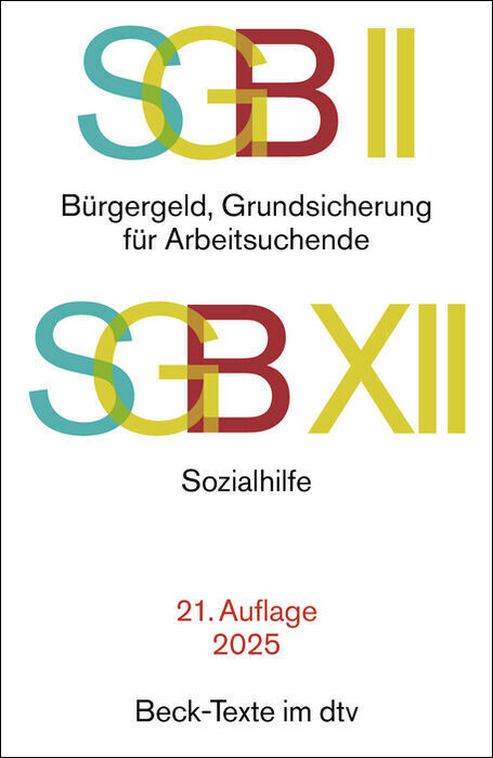 SGB II: Bürgergeld, Grundsicherung für Arbeitsuchende / SGB XII: Sozialhilfe main product photo