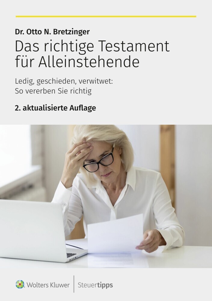 Das richtige Testament für Alleinstehende main product photo
