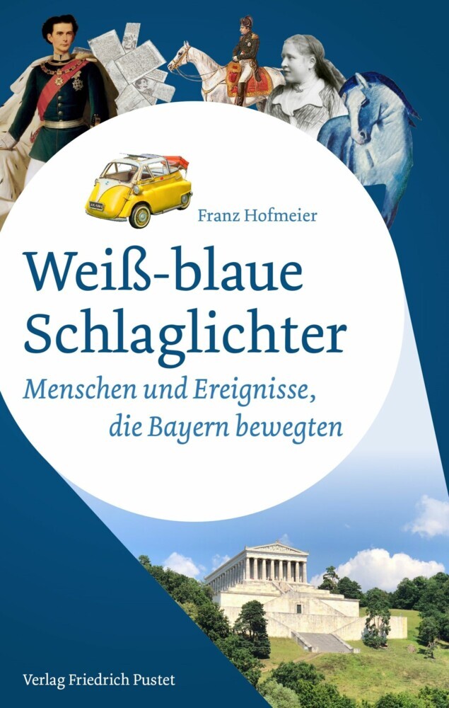 Weiß-blaue Schlaglichter main product photo