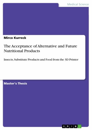 The Acceptance of Alternative and Future Nutritional Products