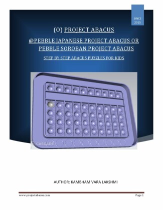 Pebble Japanese Project Abacus (or) Pebble Soroban Project Abacus