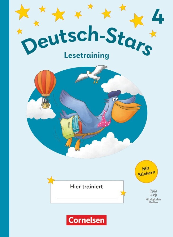 Deutsch-Stars - Lesetraining Ausgabe 2025 - 4. Schuljahr main product photo