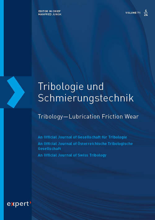 Tribologie und Schmierungstechnik 71, 4 (2024) main product photo