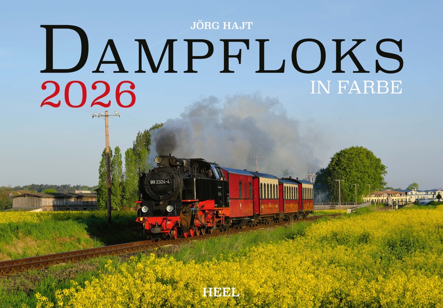 Dampfloks in Farbe Kalender 2026 main product photo