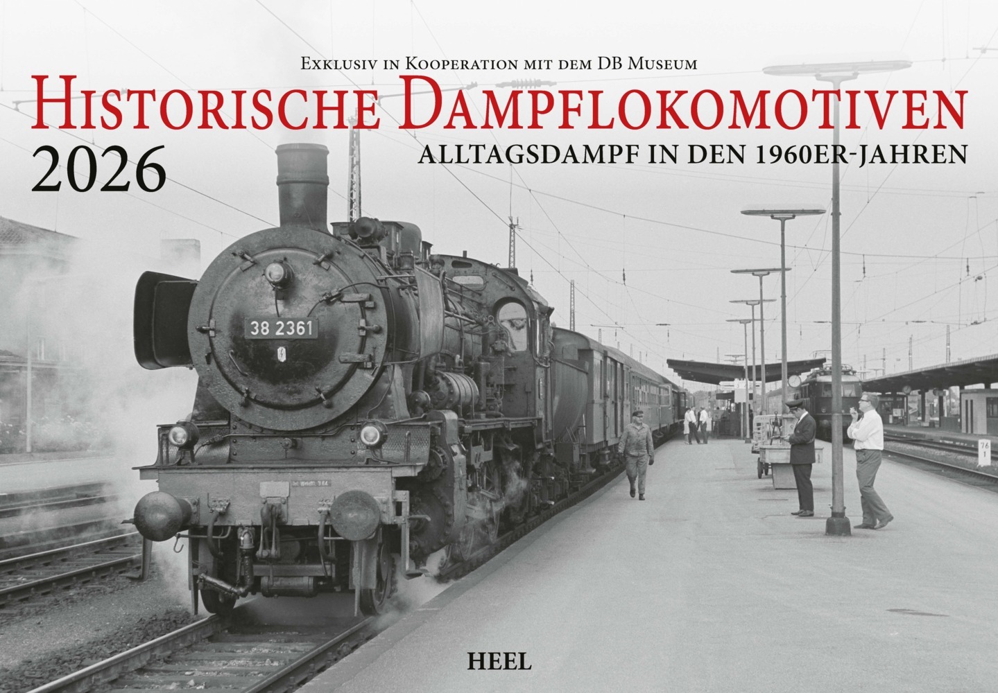 Historische Dampflokomotiven Kalender 2026 main product photo