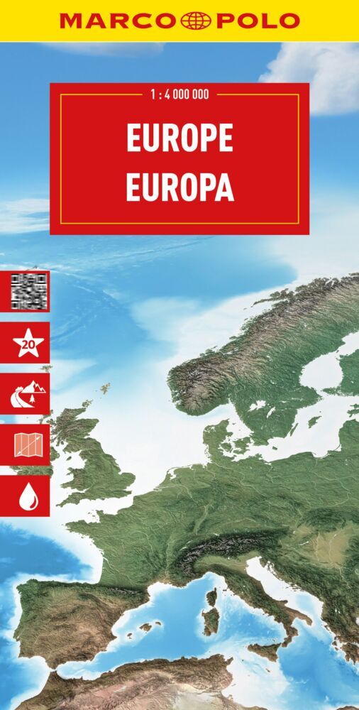 MARCO POLO Reisekarte Europa 1:4 Mio. main product photo