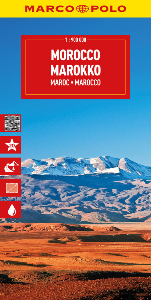MARCO POLO Reisekarte Marokko 1:900.000 main product photo