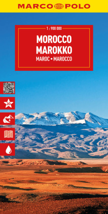 MARCO POLO Reisekarte Marokko 1:900.000