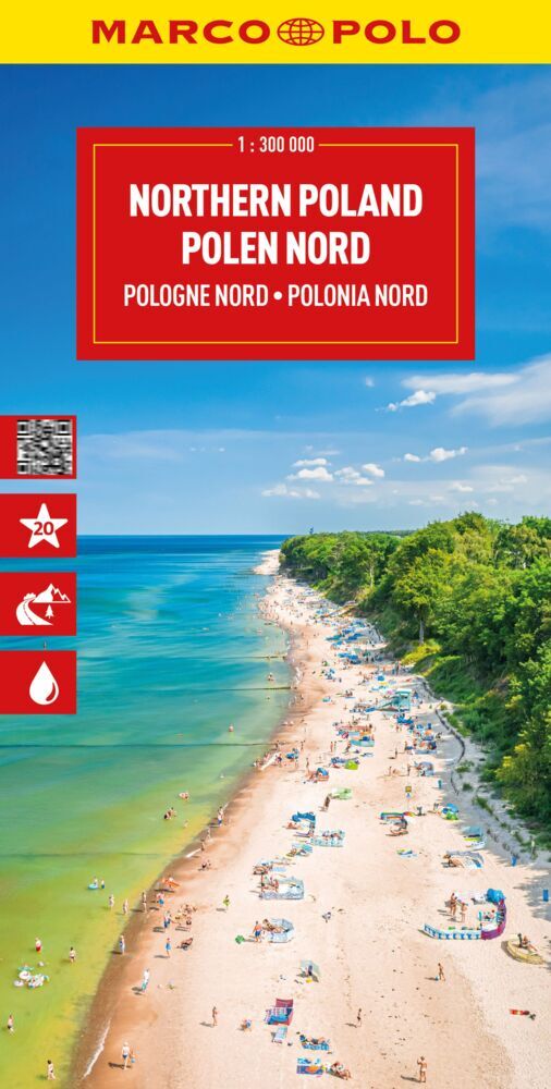 MARCO POLO Reisekarte Polen Nord 1:300.000 main product photo