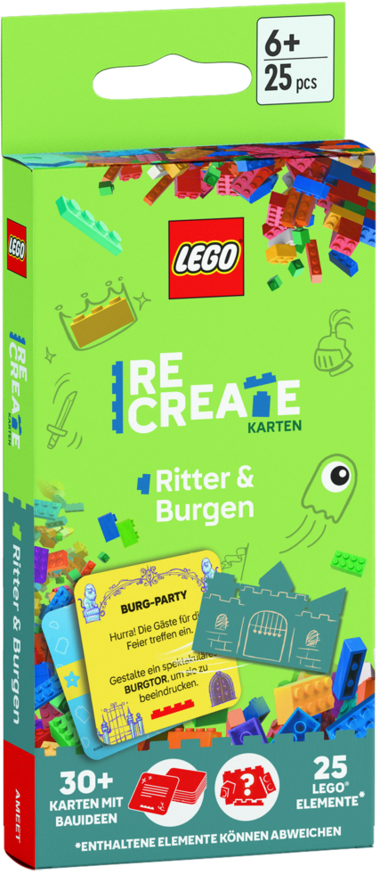 LEGO® - ReCreate Karten - Ritter & Burgen, m. 1 Beilage main product photo