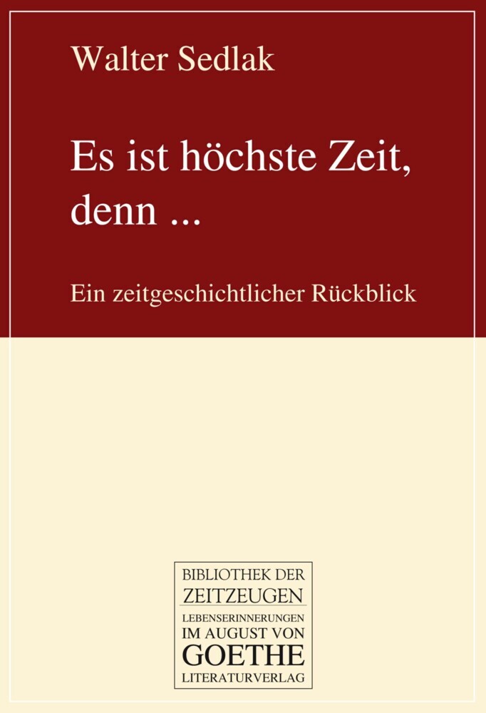 Es ist höchste Zeit, denn ... main product photo