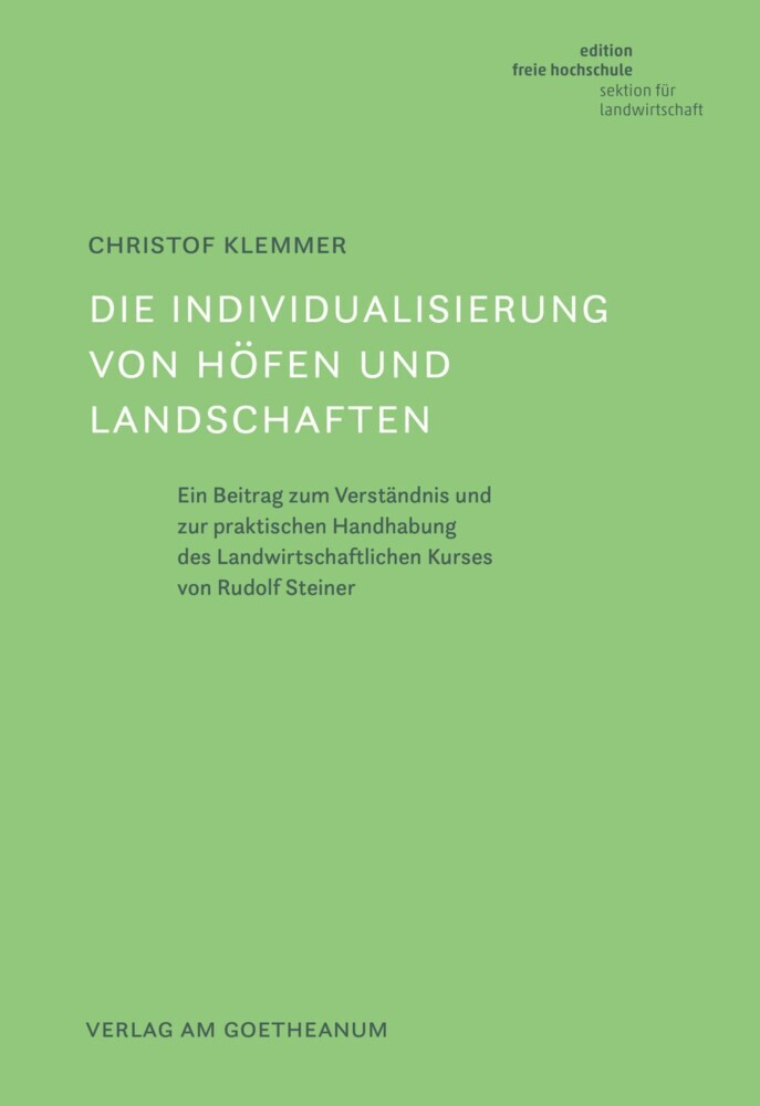 Die Individualisierung von Höfen und Landschaften main product photo