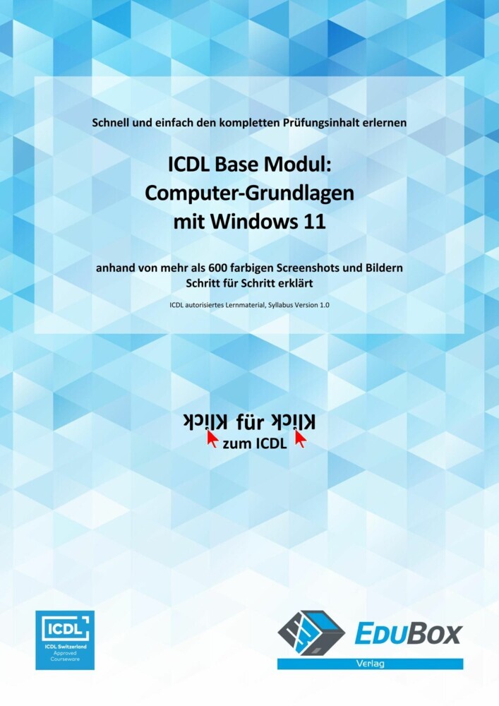 ICDL Computer-Grundlagen mit Windows 11 (Syllabus 1.0) main product photo