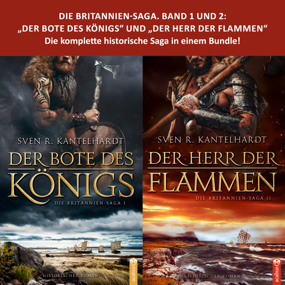 Die Britannien-Saga. Band 1 und 2: 'Der Bote des Königs' und 'Der Herr der Flammen' main product photo