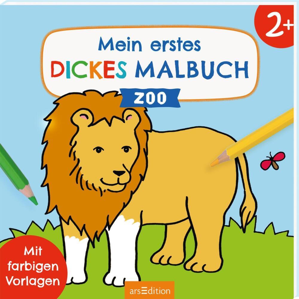 Mein erstes dickes Malbuch ab 2 - Zoo main product photo