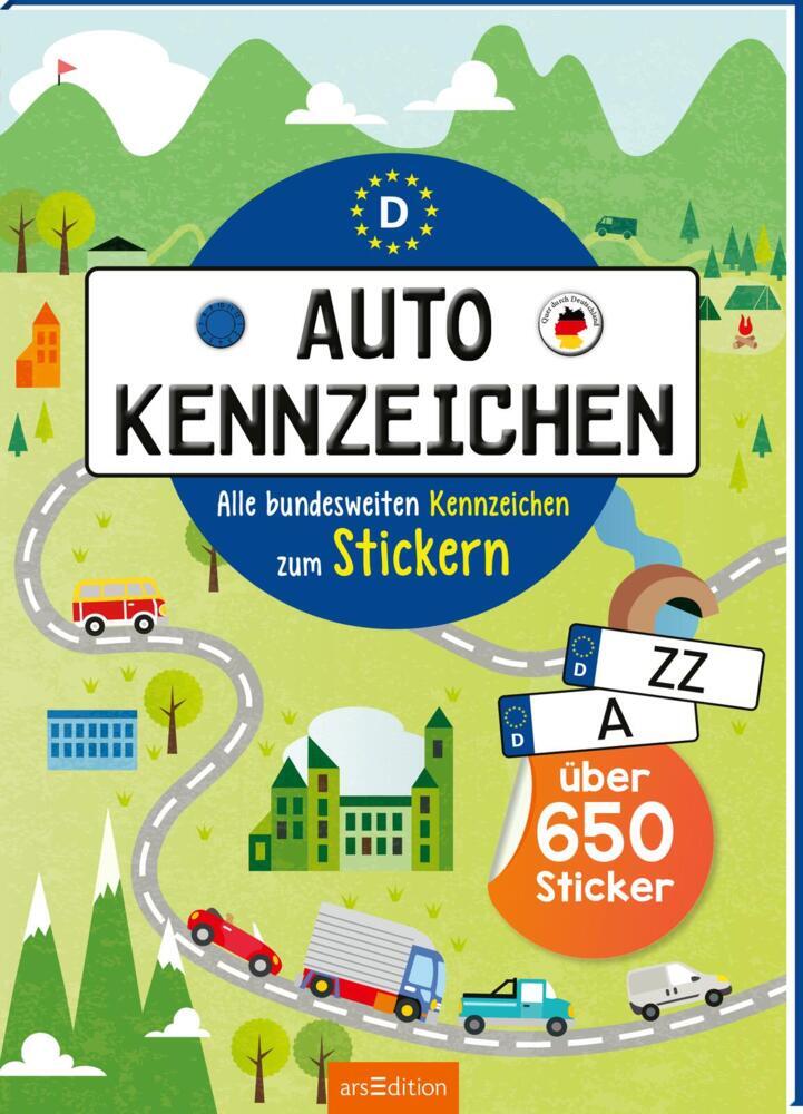 Autokennzeichen - Alle bundesweiten Kennzeichen zum Stickern main product photo