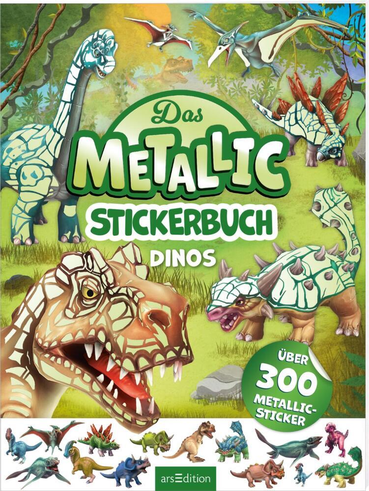 Das Metallic-Stickerbuch - Dinos main product photo